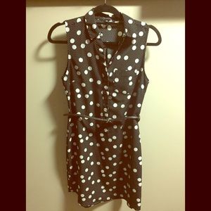 SOLD 💃🏻B&W polka dot dress💃🏻 SOLD